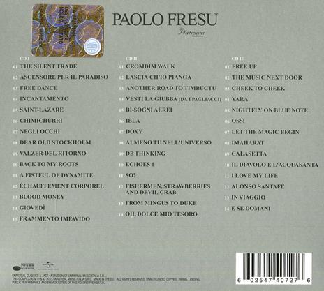 The Platinum Collection - CD Audio di Paolo Fresu - 2