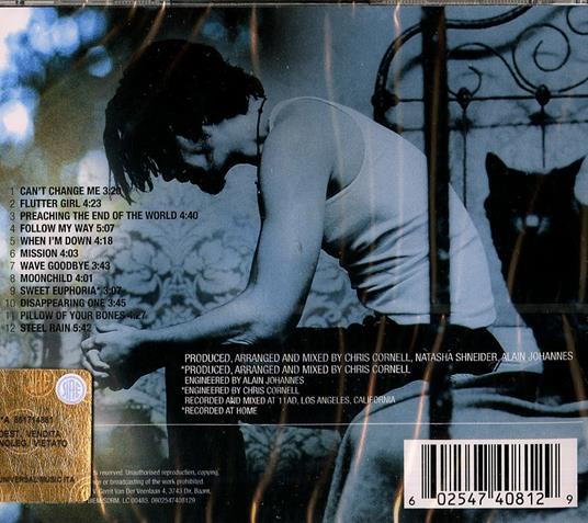 Euphoria Mourning (Remastered) - CD Audio di Chris Cornell - 2