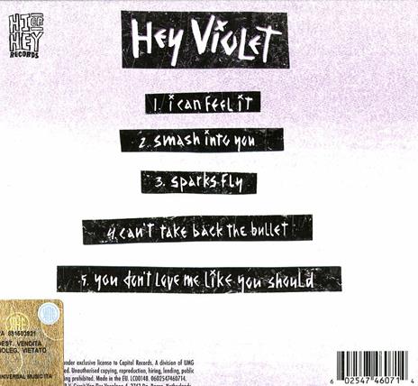 I Can Feel it - CD Audio di Hey Violet - 2