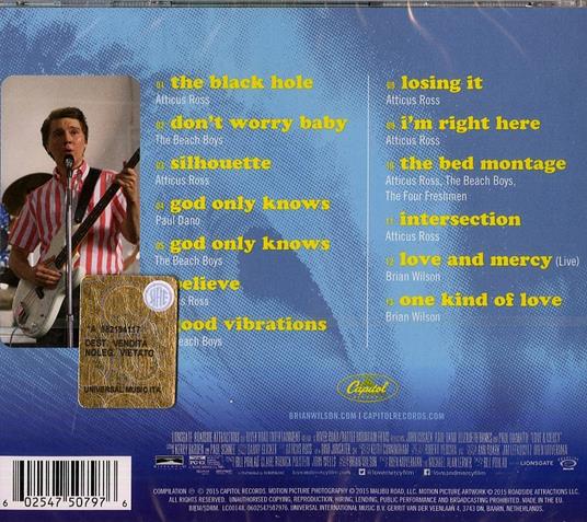 Love & Mercy (Colonna sonora) - CD Audio - 2