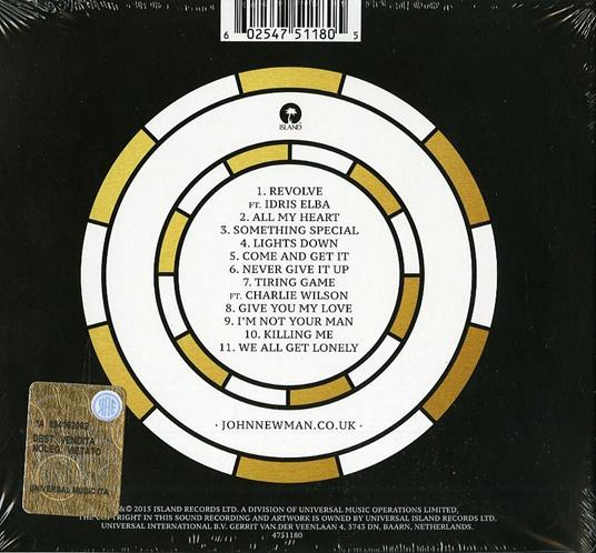 Revolve - CD Audio di John Newman - 2