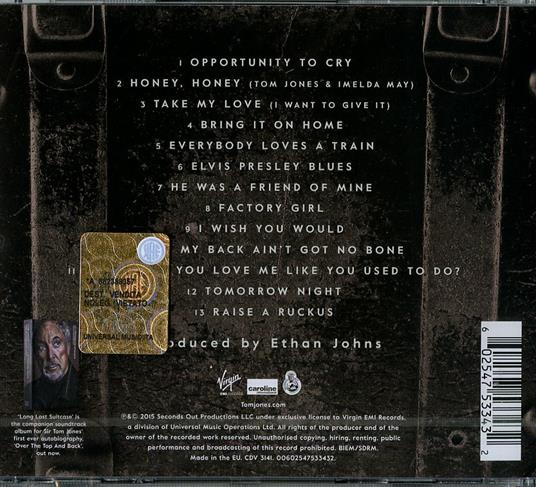 Long Lost Suitcase - CD Audio di Tom Jones - 2