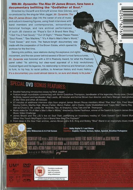 James Brown. Mr Dynamite: The Rise of James Brown (DVD) - DVD di James Brown - 2