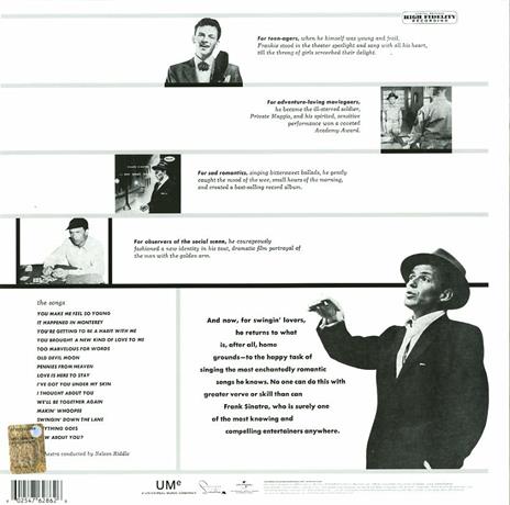 Songs for Swingin' Lovers - Vinile LP di Frank Sinatra - 2