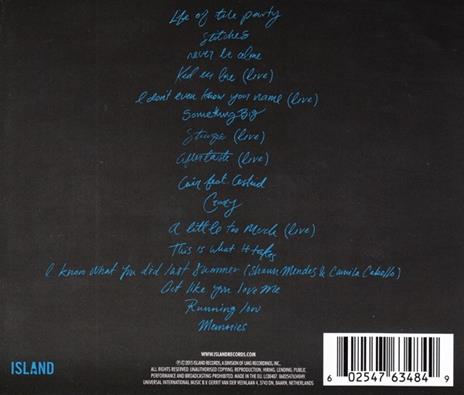 Handwritten Revisited - CD Audio di Shawn Mendes - 2