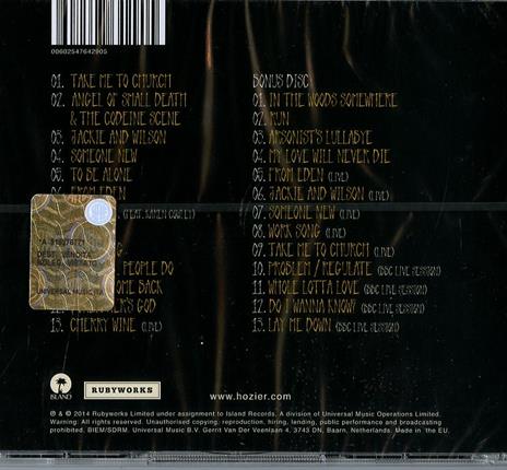 Hozier (Repack Edition) - CD Audio di Hozier - 2