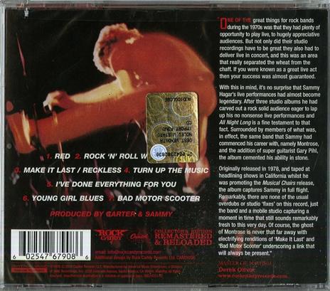 All Night Long - CD Audio di Sammy Hagar - 2