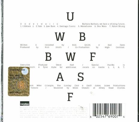 Barbara Barbara, We Face a Shining Future - CD Audio di Underworld - 2