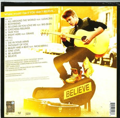 Believe - Vinile LP di Justin Bieber - 2
