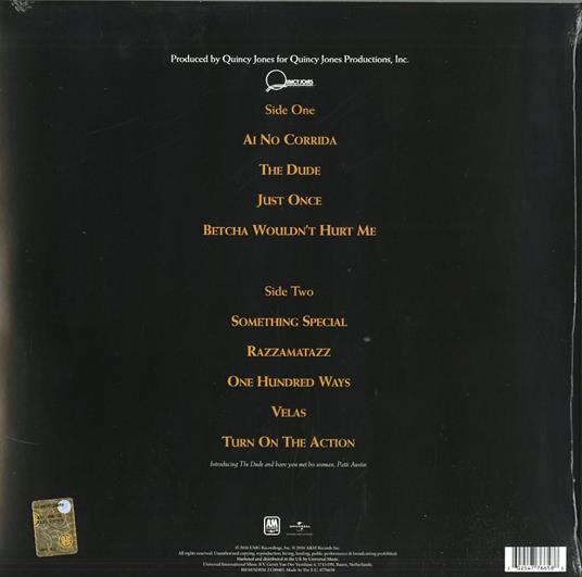 The Dude (Limited Edition) - Vinile LP di Quincy Jones - 2
