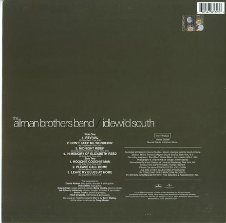 Idlewild South - Vinile LP di Allman Brothers Band - 2