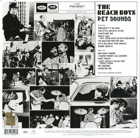 Pet Sounds (50th Anniversary - Mono Vinyl Edition) - Vinile LP di Beach Boys - 2