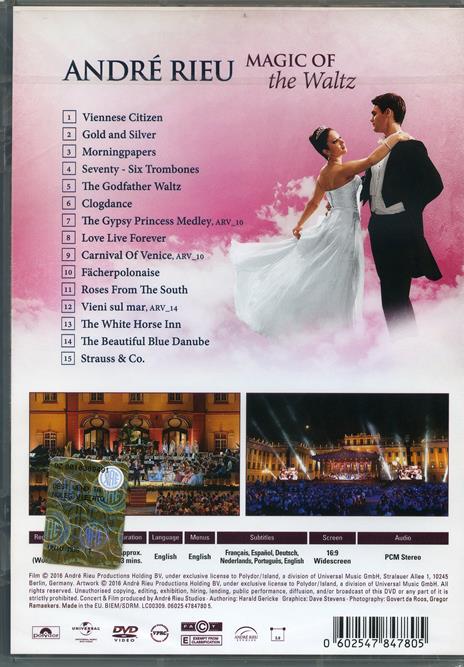 André Rieu. Magic Of The Waltz (DVD) - DVD di André Rieu - 2