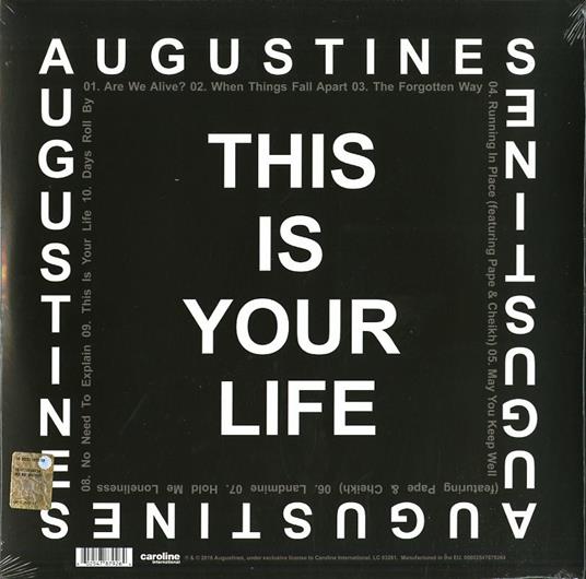 This Is Your Life - Vinile LP di Augustines - 2