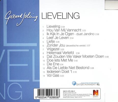 Lieveling - CD Audio di Gerard Joling - 2
