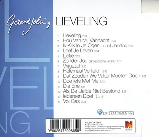 Lieveling - CD Audio di Gerard Joling - 2