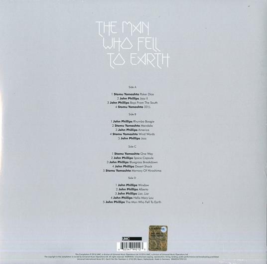 The Man Who Fell to Earth (Colonna sonora) - Vinile LP - 2