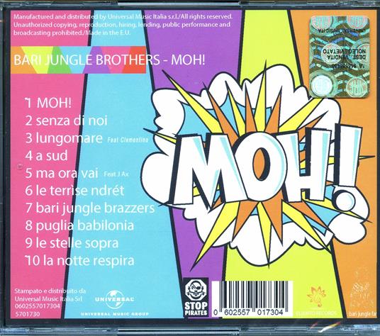 Moh! - CD Audio di Bari Jungle Brothers - 2