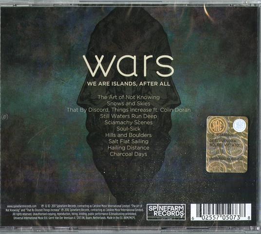 We Are Islands, After All - CD Audio di Wars - 2