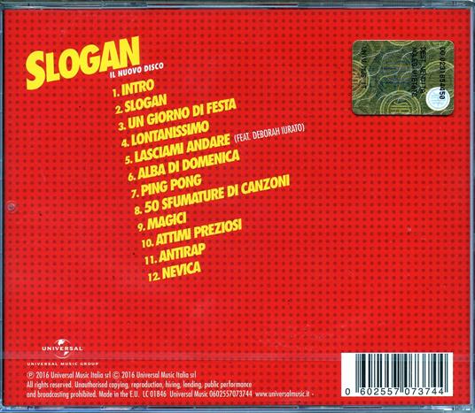 Slogan - CD Audio di Moreno - 2