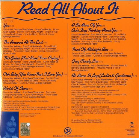 Extra Texture (180 gr.) - Vinile LP di George Harrison - 2