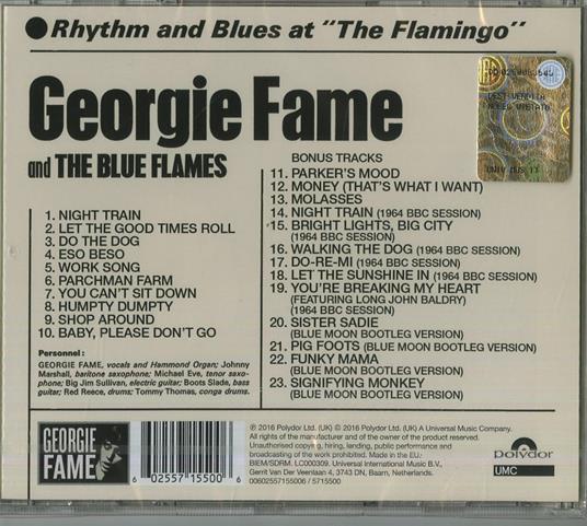 Rhythm and Blues at the Flamingo - CD Audio di Georgie Fame - 2