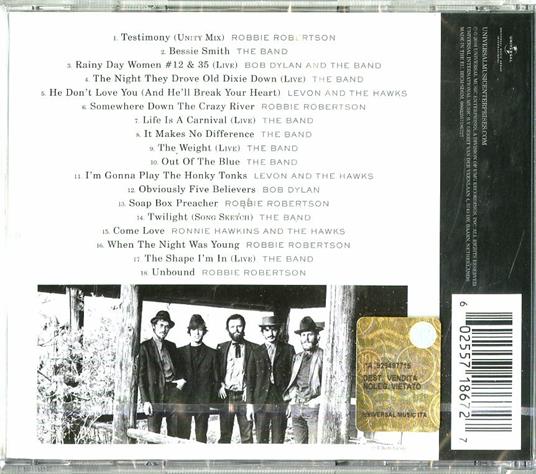 Testimony - CD Audio di Robbie Robertson - 2