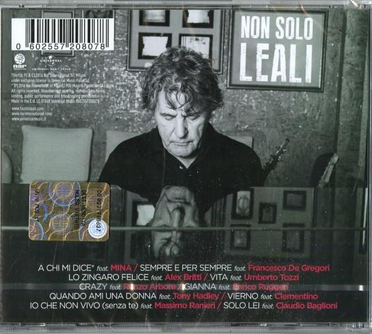 Non solo Leali - CD Audio di Fausto Leali - 2
