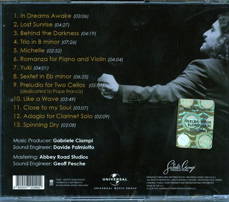 In Dreams Awake - CD Audio di Gabriele Ciampi - 2