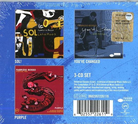 3 Essential Albums - CD Audio di Fabrizio Bosso - 2