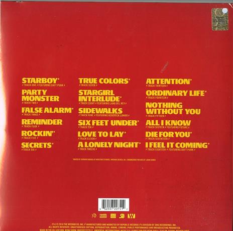 Starboy - Vinile LP di Weeknd - 3