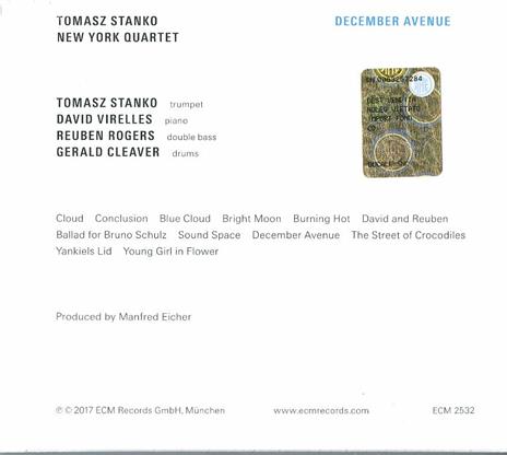 December Avenue - CD Audio di Tomasz Stanko - 2
