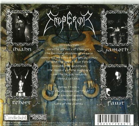 In the Nightside Eclipse - CD Audio di Emperor - 2