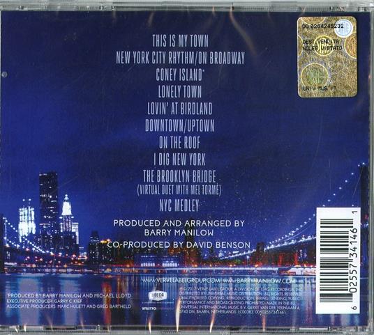 This Is My Town - CD Audio di Barry Manilow - 2