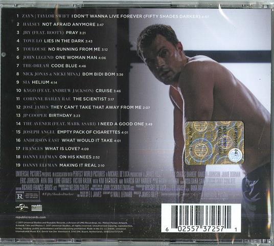 Cinquanta sfumature di nero (Fifty Shades Darker) (Colonna sonora) - CD Audio - 2