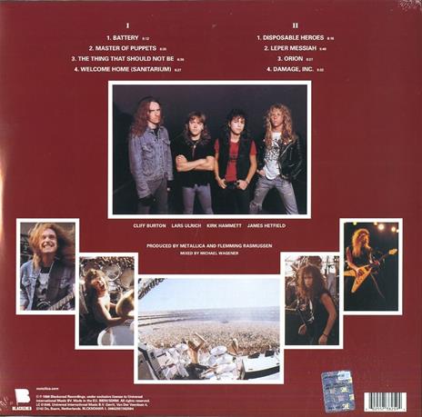 Master of Puppets (Remastered Edition) - Vinile LP di Metallica - 2