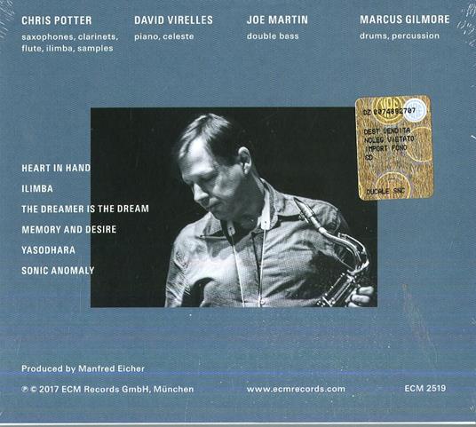 The Dreamer Is the Dream - CD Audio di Chris Potter - 2