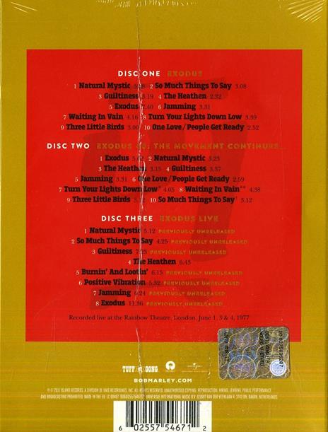 Exodus 40 (Limited Edition) - CD Audio di Bob Marley & the Wailers - 2