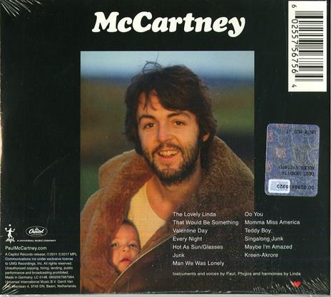 McCartney - CD Audio di Paul McCartney - 2