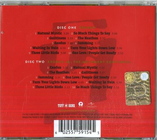 Exodus 40 - CD Audio di Bob Marley & the Wailers - 2
