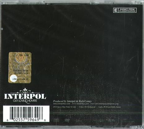 Our Love to Admire (10th Anniversary) - CD Audio + DVD di Interpol - 2
