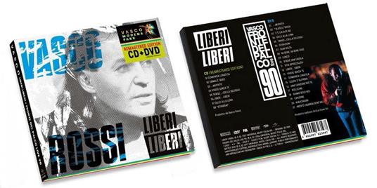 Liberi liberi - Fronte del palco. Live 90 (Remaster) - CD Audio + DVD di Vasco Rossi