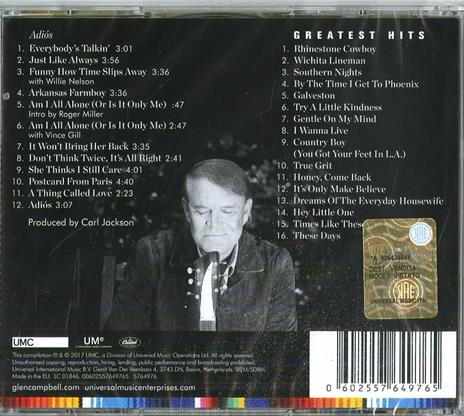 Adios - CD Audio di Glen Campbell - 2