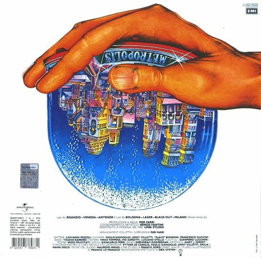 Metropolis (180 gr.) - Vinile LP di Francesco Guccini - 2