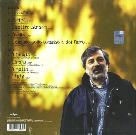 D'amore di morte e di altre sciocchezze (180 gr.) - Vinile LP di Francesco Guccini - 2