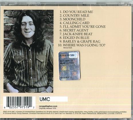 Calling Card - CD Audio di Rory Gallagher - 2