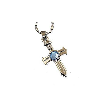 Collana a Croce con pietra azzurra Pidak Shop - 2