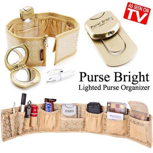 Organizer Organizzatore per Borsa e Valigie Purse Brite Con LED Cintura  Smart - Bakaji - Idee regalo