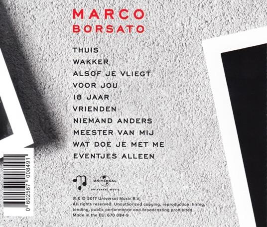 Thuis - CD Audio di Marco Borsato - 2