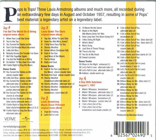 Pops Is Tops (Digipack) - CD Audio di Louis Armstrong - 2